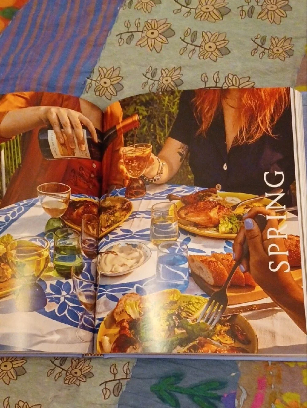 For The Table Cookbook - Lavender Cover